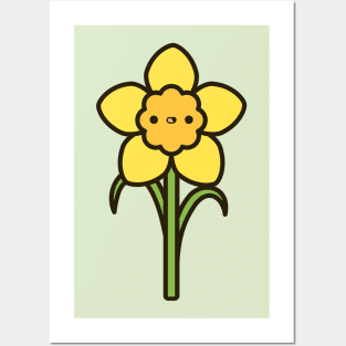 Happy daffodil Posters and Art